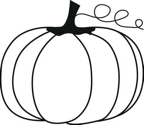 pumpkin drawing black and white